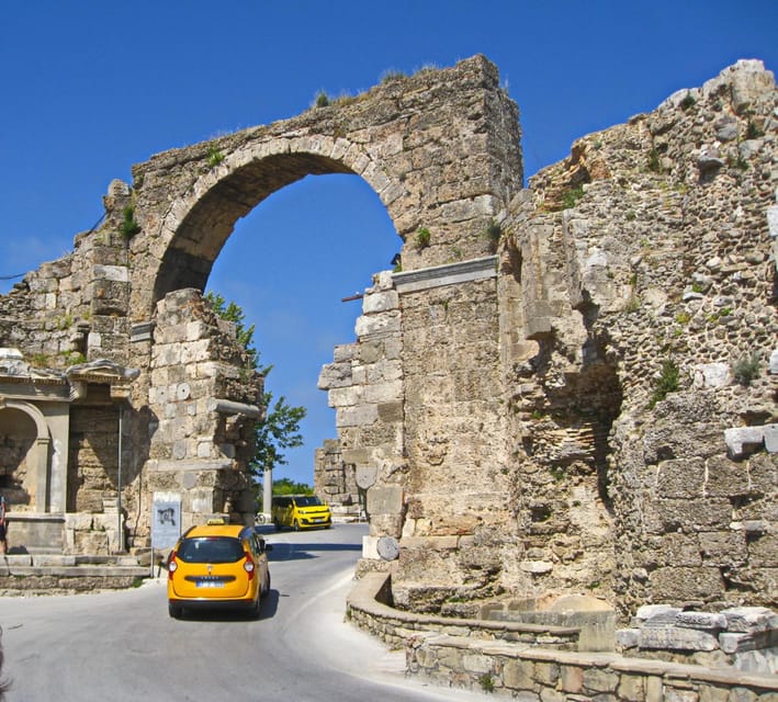 From Antalya: Roman Ancient Sites & Manavgat Waterfall Tour - Kursunlu Waterfall: 18 Meters of Break From the Ruins