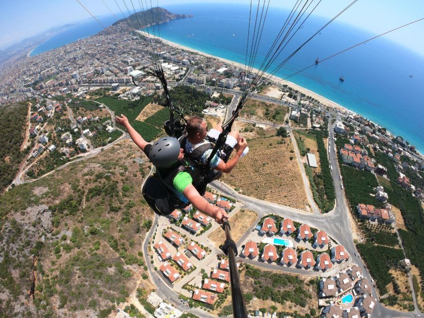 From Antalya/Side: Tandem Paragliding in Alanya - Your tandem flight: what happens from takeoff to landing