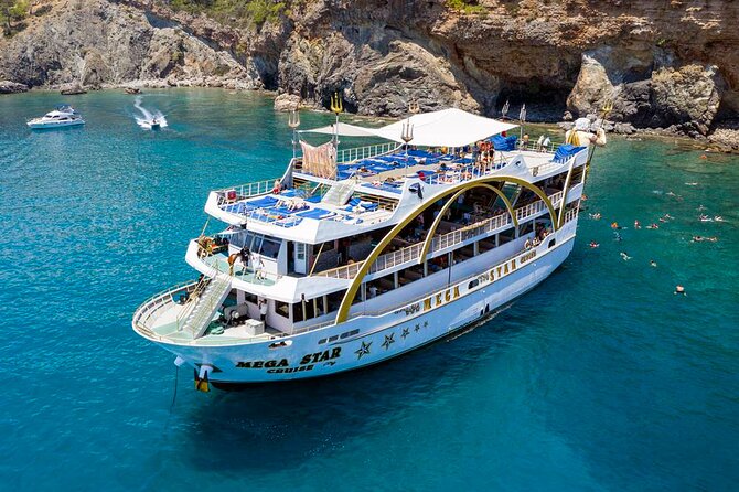 From Antalya To Kemer Mega Star Boat Trip w/Free Transfer - Stop 1 to Stop 2: Antalya to Kemer port without the stress