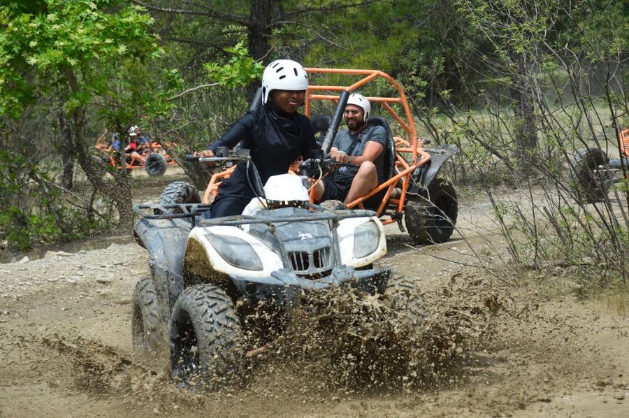 From Belek: Fully Combo Zipline, Quad Safari, Rafting, Lunch - Zipline over Köprülü Kanyon: quick rides, real views, real limits