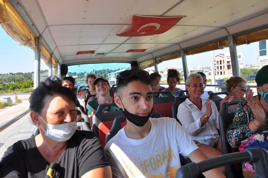 From City of Side: Cabrio Bus Safari & Boat Tour with Lunch - Seleukia on the Route: Aqueducts, Mosque, and Those Quick Stops