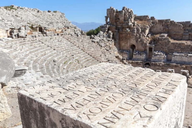 From City of Side: Perge, Aspendos & Kurşunlu Waterfall Trip - The Big Picture Route From Side
