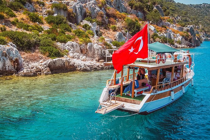 From Demre: Day Trip to Kekova by Boat - Gokkaya Bay swims, a natural Pirates Cave, and other sea-time stops
