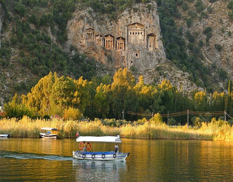 From Fethiye: Dalyan Day Trip with Mud Bath and Turtle Beach - Caunos Rock-Cut Tombs: Ancient Cliffside Stop, Done Right