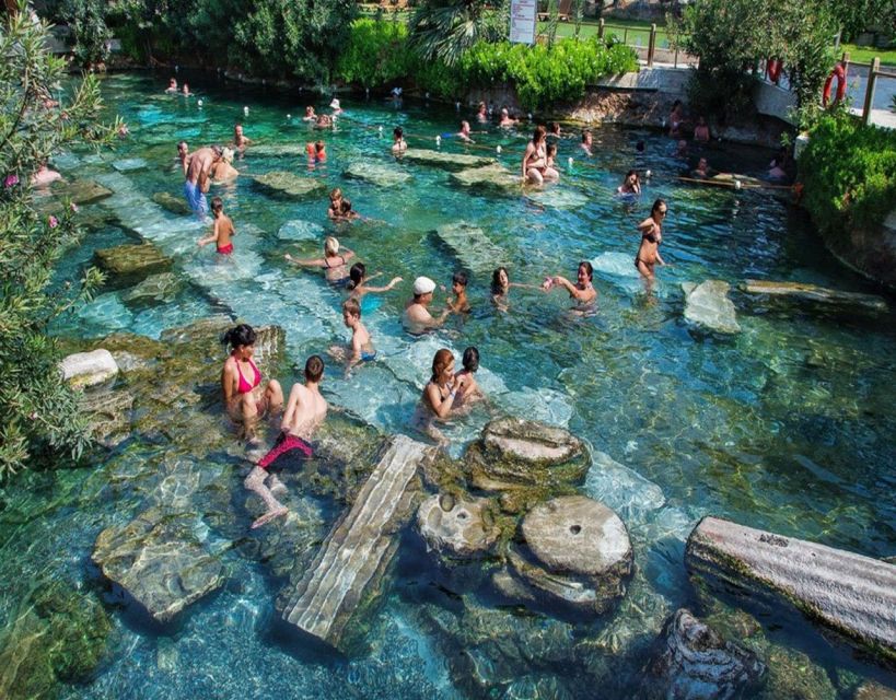 From Fethiye: Pamukkale & Hierapolis Day Trip w/ Meals - Cleopatra’s Pool and the Antique Thermal Pool swim option