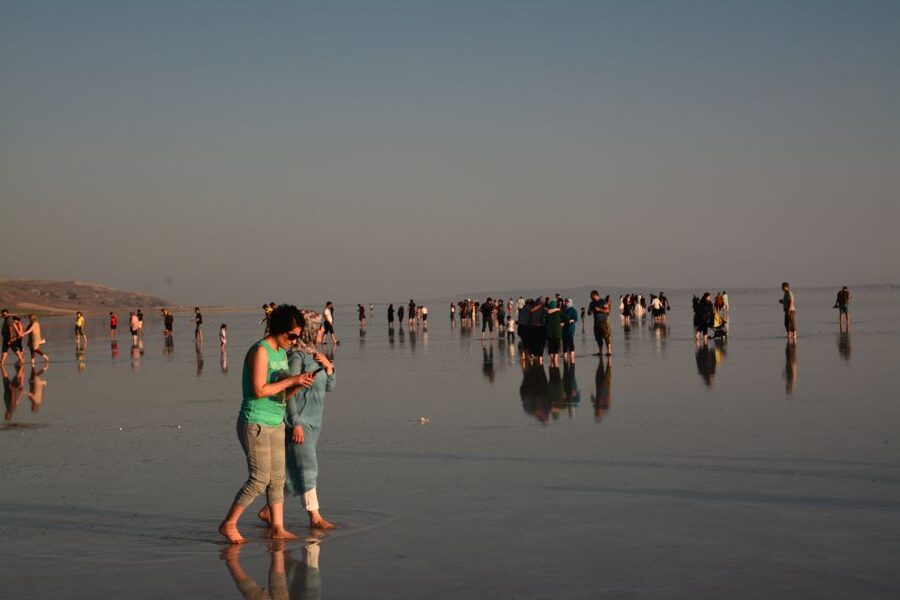 From Göreme: Salt Lake Tour at Sunset - What You Can Do on the Shoreline (Mostly)