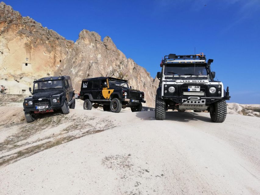 From Göreme/Ürgüp: Cappadocia Jeep Safari Sunrise or Sunset - From Göreme or Ürgüp: Pickup and the Small-Group Feel