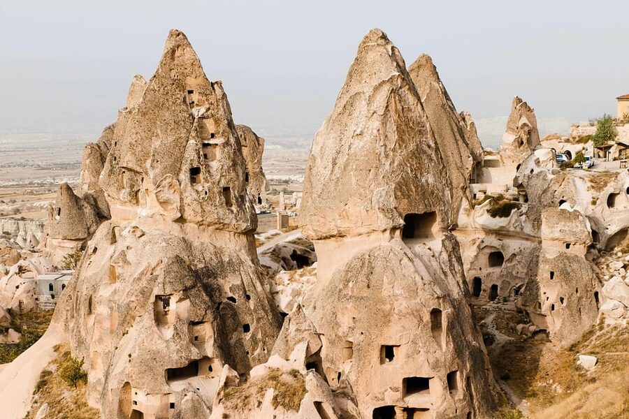 From Istanbul: 2-Day Cappadocia Highlights Tour by Plane - Esentepe Viewpoint and Uçhisar Castle: Ending the Day on a High Note