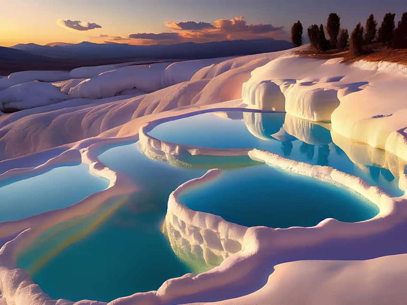 From Izmir: Pamukkale, Hierapolis and Karahayit Day Tour - Karahayıt village, healing water and a calmer pace after the ruins