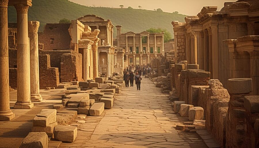 From Kusadasi Port: Ephesus, Artemis & Virgin Mary Tour - Ephesus: Library of Celsus, Agora, and the Great Theater