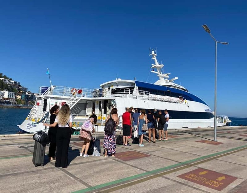 From Kusadasi: Roundtrip Ferry to Samos with Hotel Transfer - Your Samos day plan: beaches, villages, and Pythagoras sites