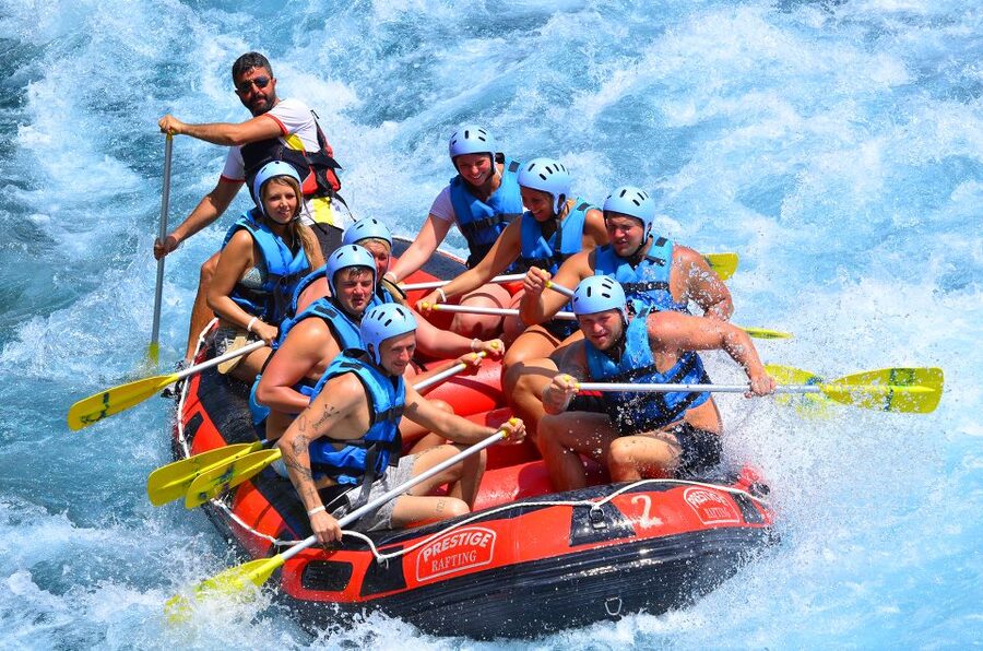 From Marmaris: Dalaman River Rafting Adventure - The Swim and Cliff Jump Stop: A Courage Test You Control