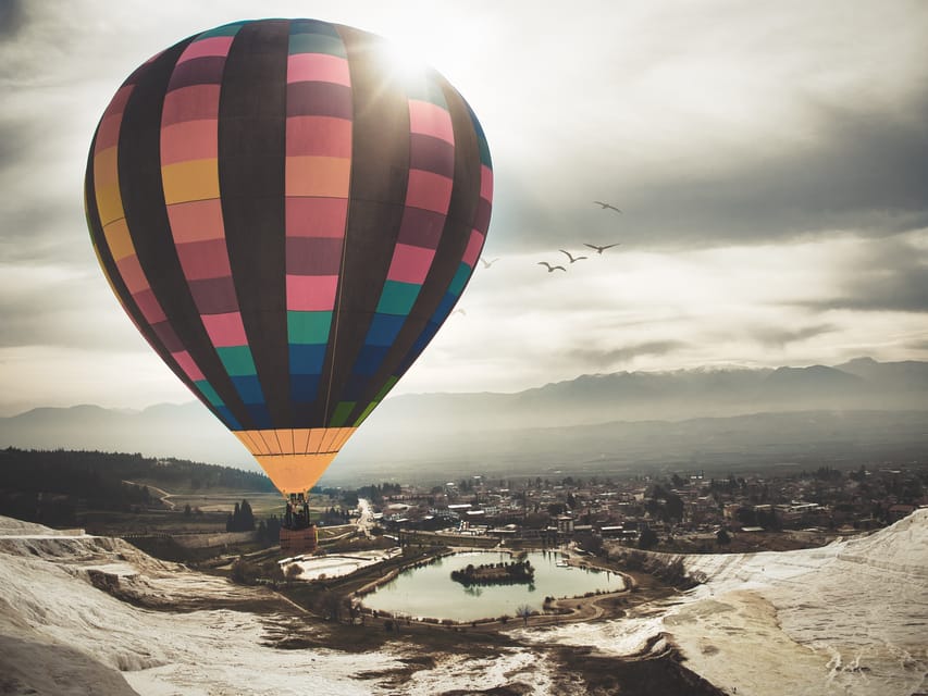 From Marmaris: Pamukkale Balloon Flight Day Trip with Lunch - Pamukkale After Landing, Cotton Castle and Hierapolis Without the Rush