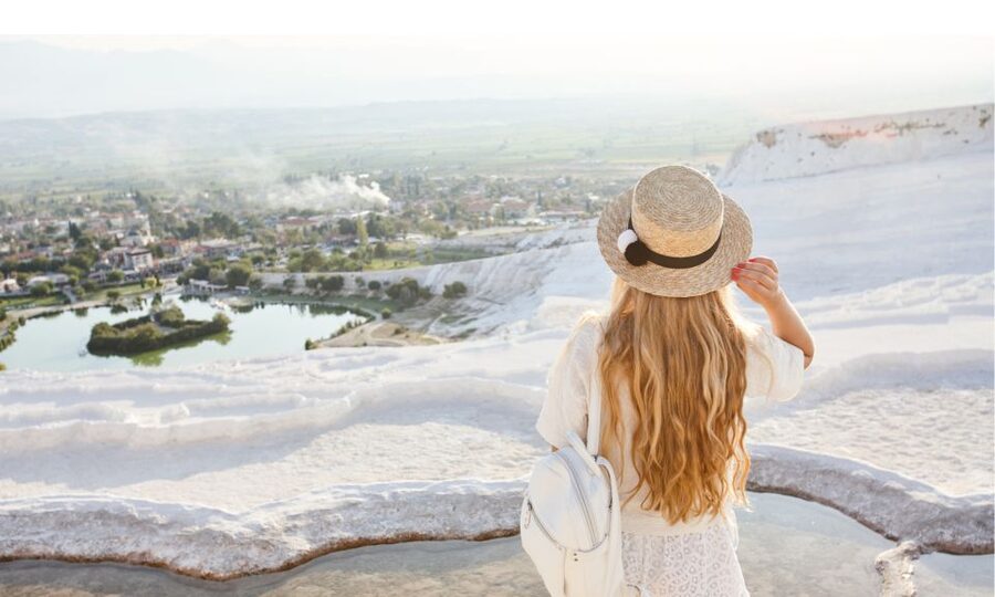 From Marmaris: Pamukkale Evening Tour with Transfer & Dinner - Dinner in Pamukkale: Traditional Turkish Food, Including Vegetarian Options