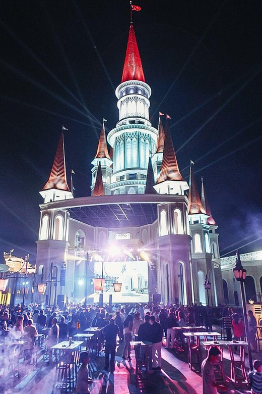From Side/Alanya: Land Of Legends Night Show with Transfer - Finding a good seat in a packed viewing area