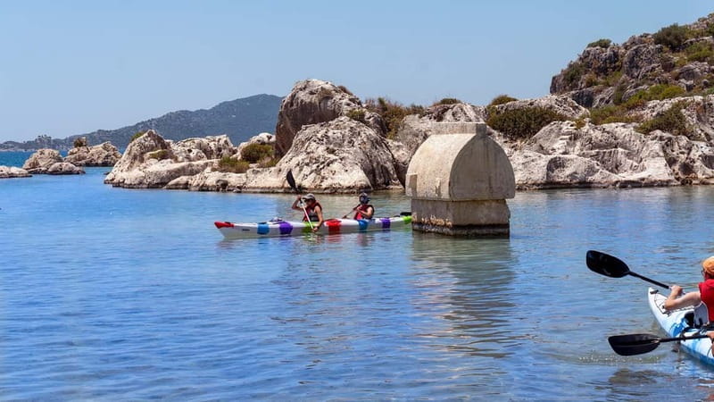 From Ucagiz: Kekova Sea Guided Kayaking Tour - Pirates Cave and the coast stops that make it feel like a real route
