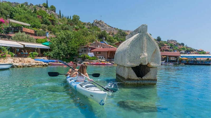 From Ucagiz: Kekova Sea Guided Kayaking Tour - Kaleköy (ancient Simena Castle) at 11:30: village time plus real views