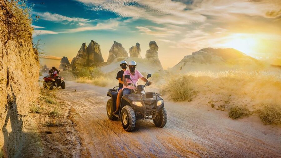 From Ürgüp/Göreme: Cappadocia Sunrise or Sunset Quad Tour - Red Valley: Mushroom Rocks and a Quick Hit of Wow