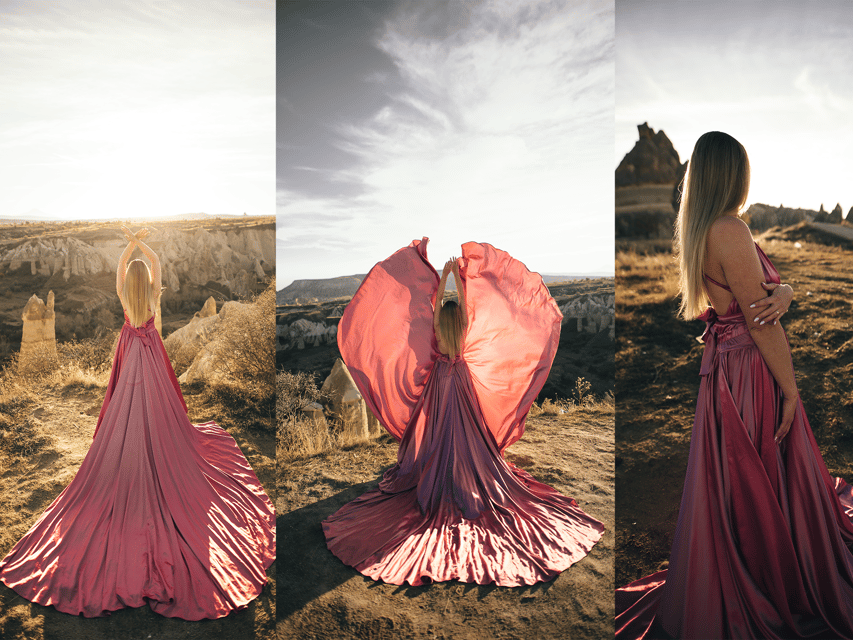 Göreme: Cappadocia Satin Flying Dress Rental - What Happens After You Pick: Hotel Delivery and Return