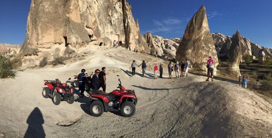 Göreme: Quad Safari through the Sword, Love & Rose Valleys - Love Valley and the Cavusin Old Greek Village Off-Road Moment