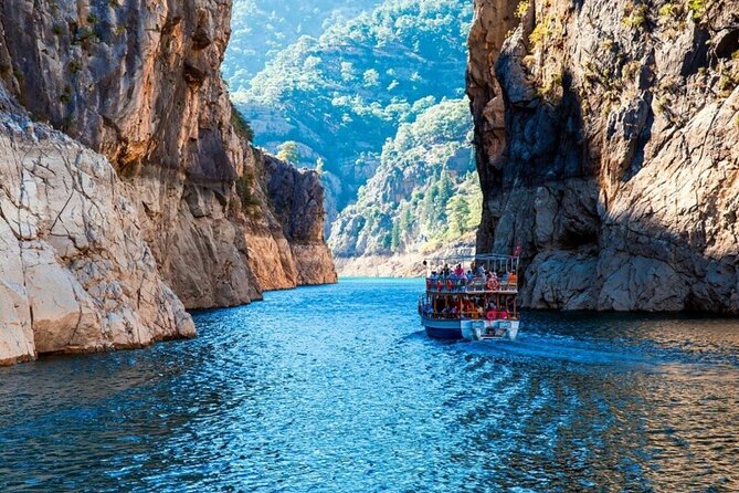 Green Canyon Boat Trip w/Pick Up From Antalya - Limestone cliffs and the drive there: the dam you might see en route