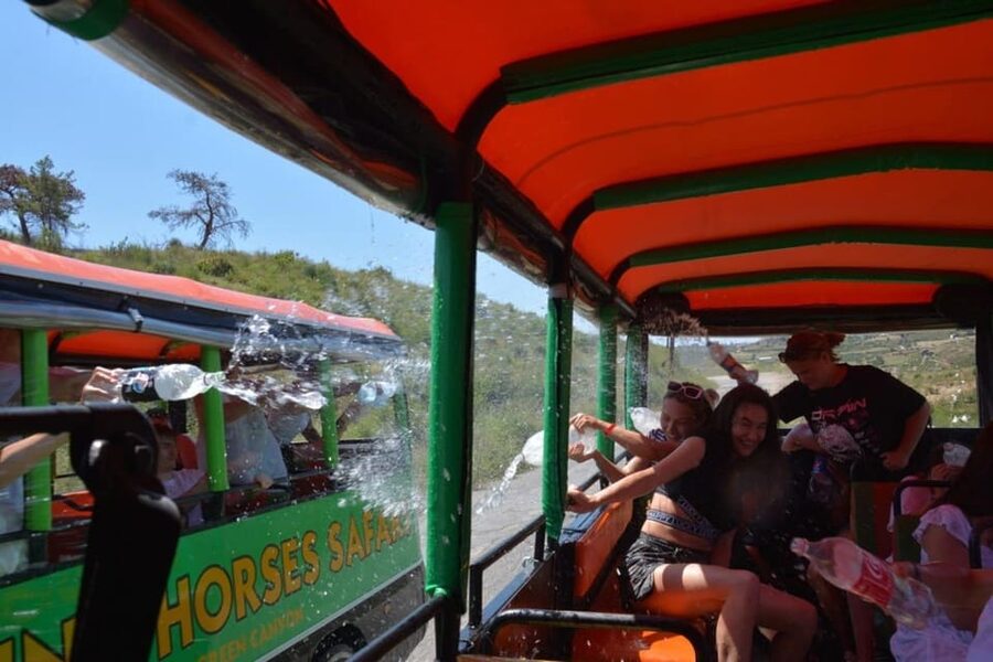 Green Canyon by Cabrio Bus w/ Boat Tour & Lunch from Alanya - Lunch at the lakeside restaurant: buffet food plus on-site extras