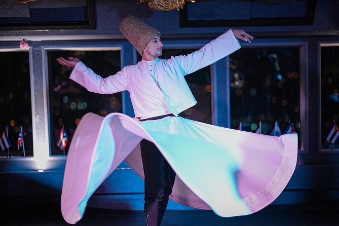 Istanbul Bosphorus Dinner Cruise: Live Folk Dance & DJ Experience - Bosphorus Strait at night: bridges, fortresses, and the city between continents