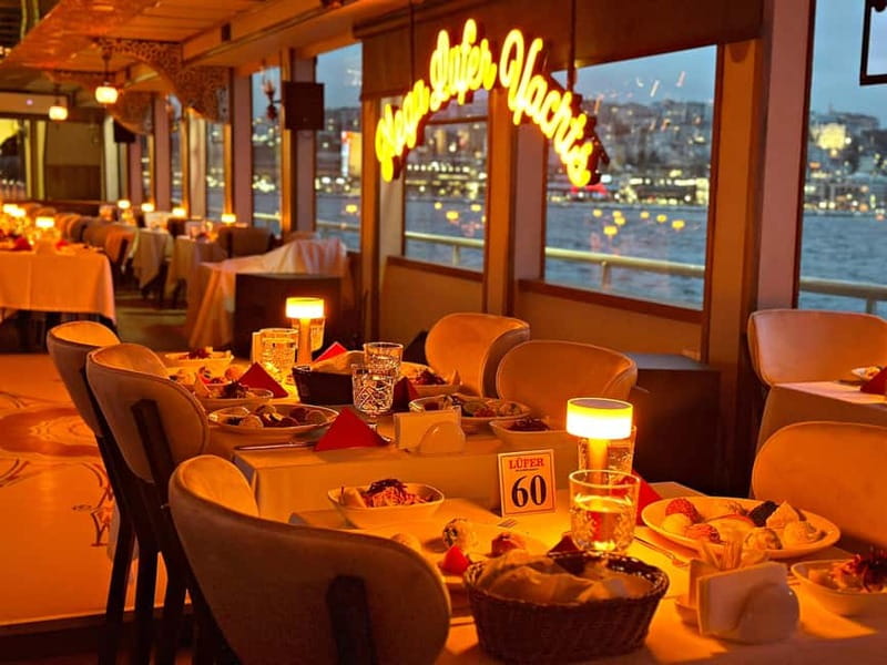 Istanbul: Bosphorus Dinner Cruise & Show with Private Table - Istanbul landmarks you see from the water, stop by stop