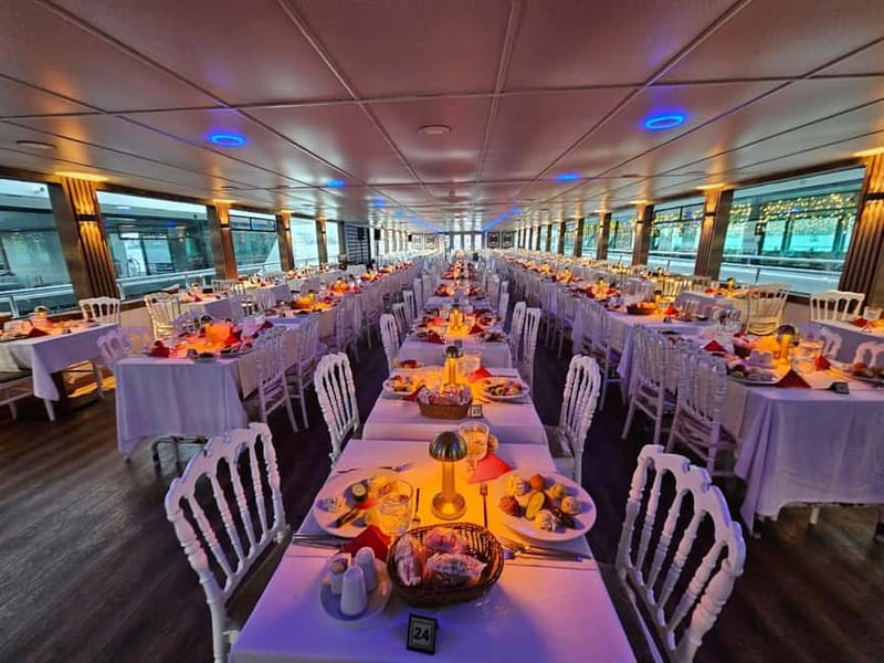 Istanbul: Bosphorus Dinner Cruise with Live Entertainment - Private table dinner: Turkish mezes, mains, and what is included