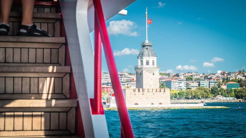Istanbul: Bosphorus Sightseeing Cruise Tour with Audio Guide - Waterfront palaces and the climb toward the fortresses