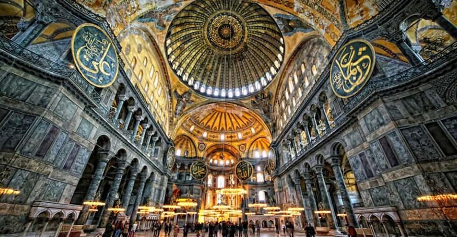 Istanbul City Sightseeing Tour & Turkish Dinner & Show - Old City Highlights: Hagia Sophia garden viewing and the Blue Mosque