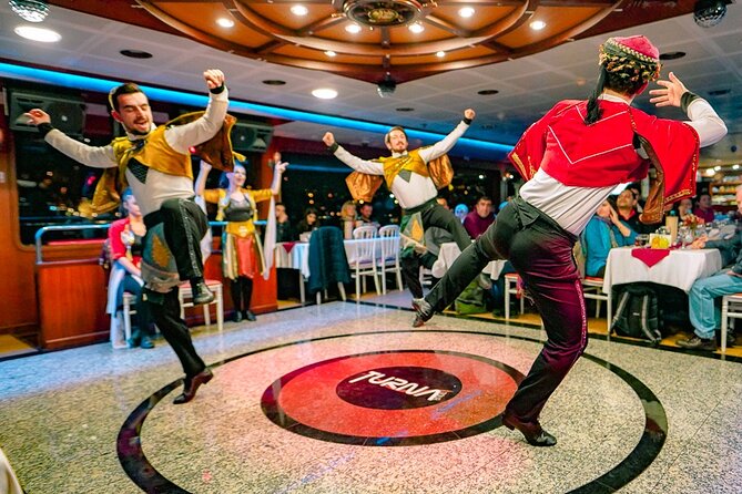 ISTANBUL: Dinner Cruise On The Bosphorus with Turkish night show - Ottoman Fortresses and Bridge Views on the European Side: Rumeli Hisarı and More