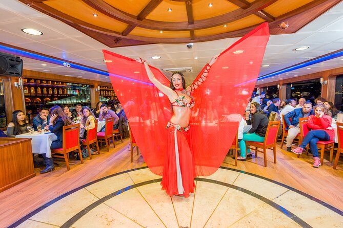 ISTANBUL: Dinner Cruise On The Bosphorus with Turkish night show - Asian Side Highlights: Anadolu Hisarı, Küçüksu Pavilion, Beylerbeyi, and Kız Kulesi