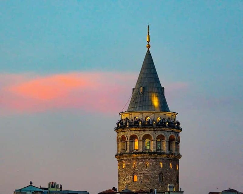 Istanbul: Galata Tower All-Day Entry Ticket with Audio Guide - Your climb plan: elevator to level 8, then stairs for the top view