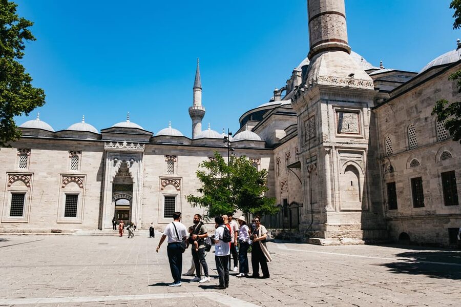 Istanbul: Hagia Sophia, Blue Mosque, Suleymaniye Mosque Tour - Blue Mosque (Sultan Ahmed): tiles, light, and the story behind the build