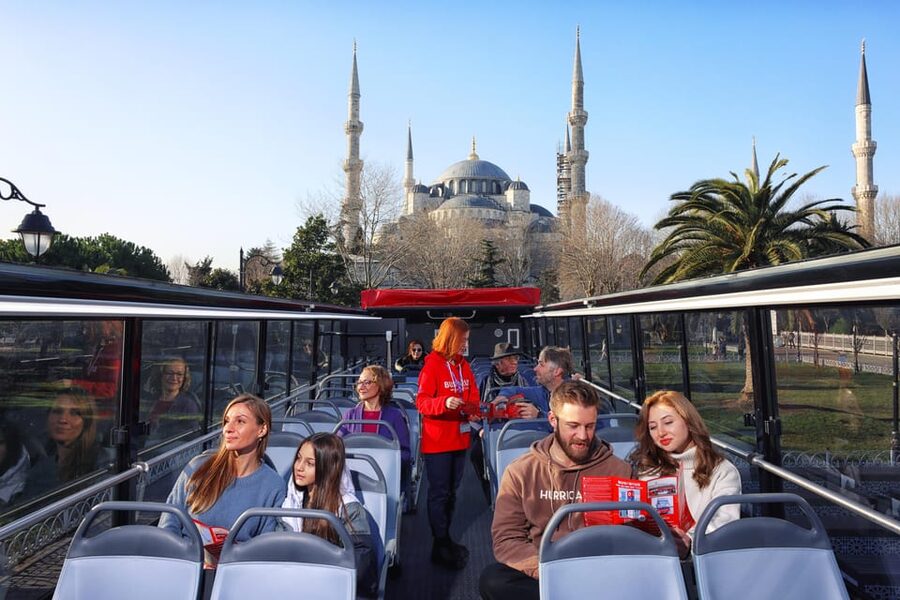 Istanbul: Hop-On Hop-Off Bus Ticket - The smart way to do Istanbul in one day: a hop-on hop-off loop