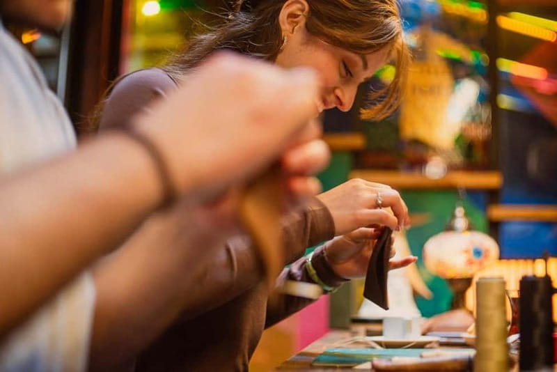 Istanbul: Leather Crafting Workshop with Snacks and Drinks - A Clear Instructor Makes the Difference (Habib and the Teaching Style)