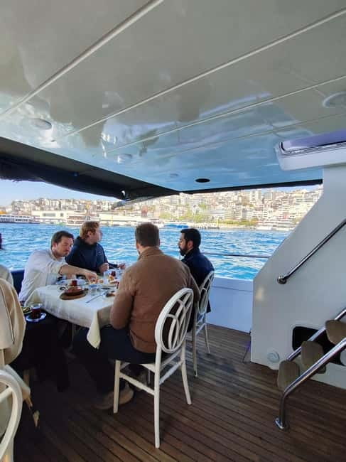 Istanbul: Morning Bosphorus Yacht Cruise w/Turkish Breakfast - From Karaköy to the Galata area, then into Bosphorus views
