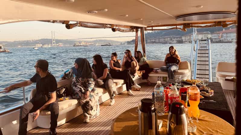 Istanbul: Morning or Sunset Cruise with Guide and Snacks - Getting on the Yacht: Kabataş and the 2-Hour Pace