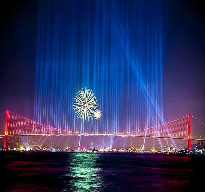 Istanbul: New Year's Eve Bosphorus Dinner Cruise 2027 - Night views of Europe and Asia: the scenery you cannot recreate cheaply