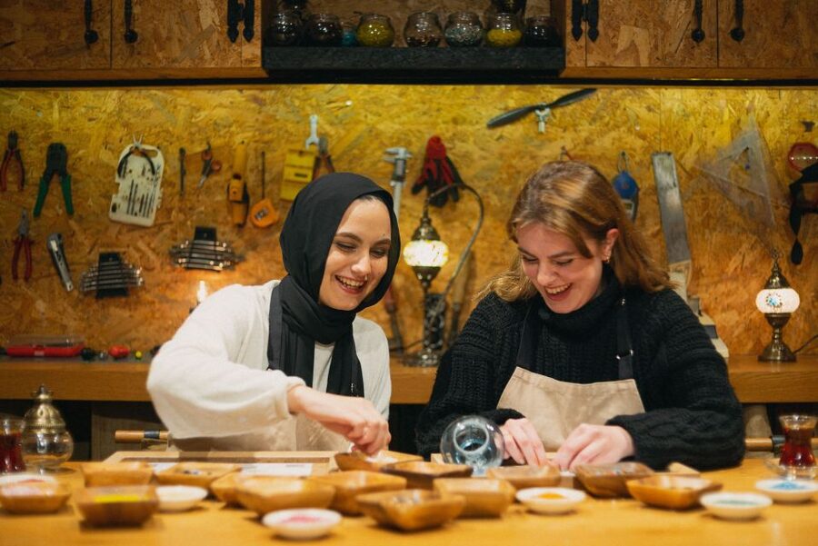 Istanbul:Original Turkish Mosaic Lamp Workshop w/ Snacks - Price and Value: Is $29 for a Mosaic Lamp Fair?