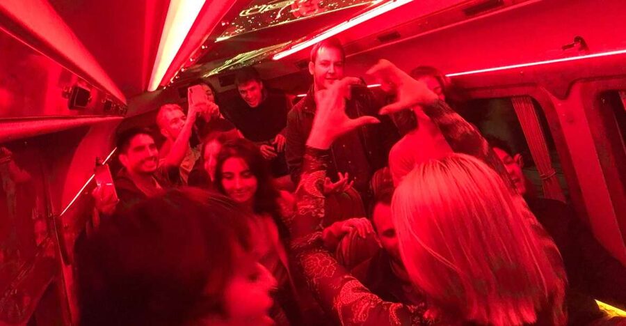 Istanbul: Party Pub Crawl with Party Bus - The party bus ride: more than transport, it is part of the show