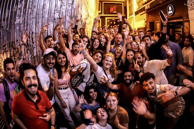 Istanbul Party Pub Crawl with Party Bus in Sultanahmet and Taksim - Meeting at Cankurtaran, then stepping into the first bar (Just Bar)