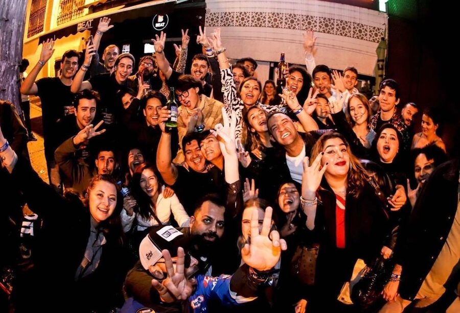 Istanbul: Party Pub Crawl with Party Bus - Meeting bar: ice-breakers, raki shots, and instant group energy