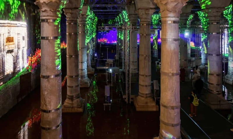 Istanbul: Theodosius Water Cistern Tickets & Audio Guide - Inside the cistern: columns, vaults, and the first 5 minutes effect