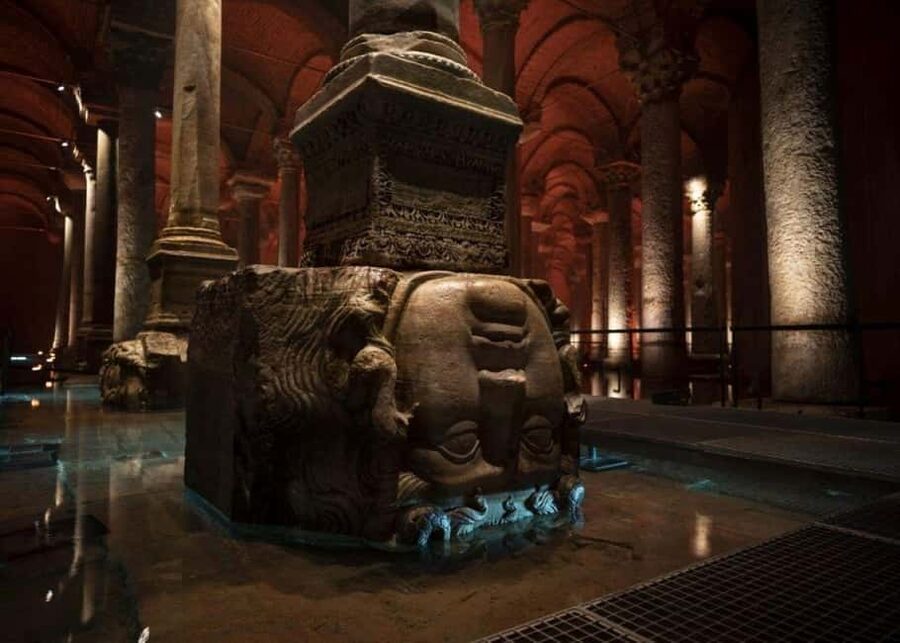 Istanbul: Topkapi, Hagia Sophia, Basilica & Blue Mosque Pass - Basilica Cistern: Roman engineering, cool air, and clear audio