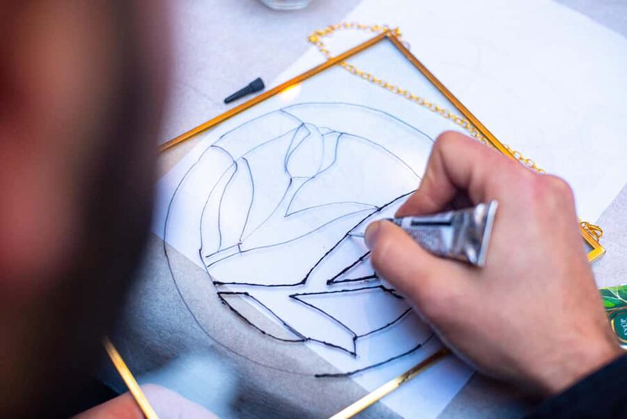 Istanbul: Turkish Calligraphy Workshop & Brass Framed Glass - The finishing touch: brass-framed glass you can display