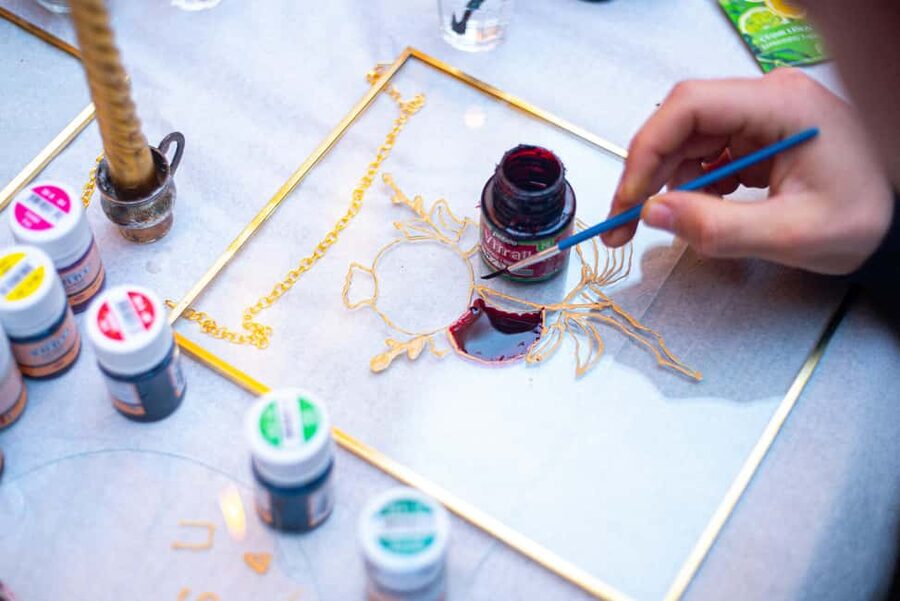 Istanbul: Turkish Calligraphy Workshop & Brass Framed Glass - Price and value: $33 for materials, framing, and real instruction