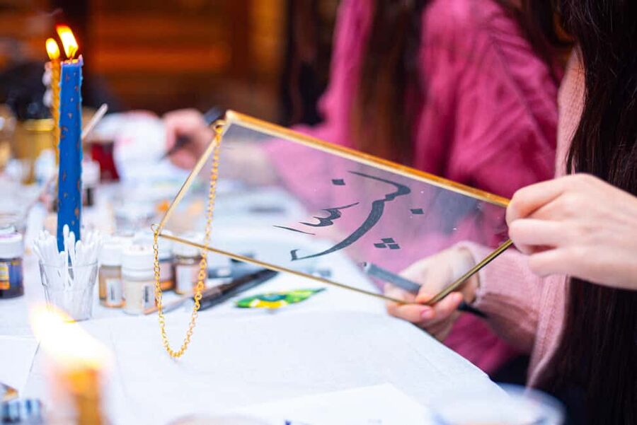 Istanbul: Turkish Calligraphy Workshop & Brass Framed Glass - Practical tips for a smoother 3-hour session