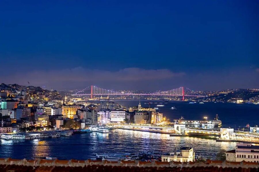 Istanbul: Turkish Food Night and Rooftop Experience - Süleymaniye Coffee and Tea on a Rooftop: The View Is Part of the Menu